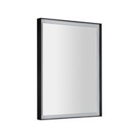 Badkamerspiegel Sapho Sort Led 60x80 cm LED-Verlichting Frame Mat Zwart Sapho - thumbnail