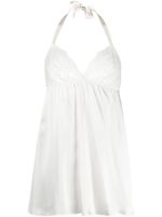 Gilda & Pearl top Eva babydoll - Blanc