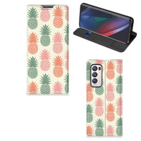 OPPO Find X3 Neo Flip Style Cover Ananas - thumbnail