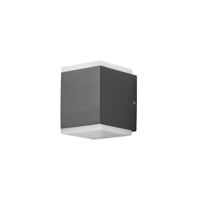Konstsmide Monza 7991-370 LED-buitenlamp (wand) Energielabel: F (A - G) LED LED vast ingebouwd 12 W Antraciet