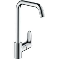 Hansgrohe Focus E2 keukenkraan met hoge draaibare uitloop instelbaar 110 graden, 150 graden en 360 graden chroom 31820000