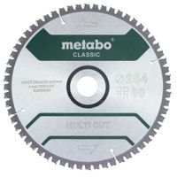 Metabo Accessoires Cirkelzaagblad | "Multi Cut Classic" | 254x30mm | Z60 FZ/TZ 5°neg - 628285000