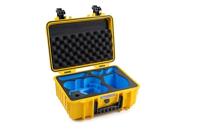 B&W International Transportkoffer Outdoor PP.166.Avata2 voor drone DJI Avata 2 Fly More Combo - type 4000 zwart - waterdicht volgens IP67-certificering, stofdicht, onbreekbaar en onverwoestbaar, geel,