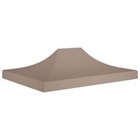 Partytentdak 270 g/m² 4x3 m taupe
