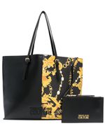 Versace Jeans Couture sac cabas en cuir artificiel à motif baroque - Noir