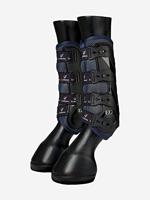 LeMieux Ultra Mesh Snug Support Paardenlaarzen - Beschermende uitrusting en trainingsuitrusting - Paardenlaarzen, Wraps & Accessoires (Dark Navy/Front M)