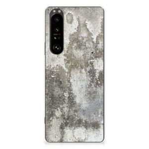 Sony Xperia 1 III TPU Siliconen Hoesje Beton Print