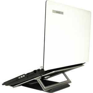 Inter-Tech NBS-100 Notebookstandaard Zwart, Zilver