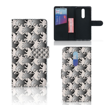 OnePlus 7 Pro Telefoonhoesje met Pasjes Salamander Grey