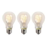 LUEDD Set van 3 E27 LED gedraaide filament lampen A60 helder 3W 210