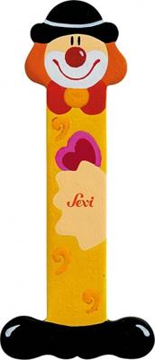 Sevi Letter I Clown geel 10 cm Sevi Letter I Clown geel 10 cm