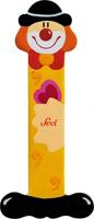 Sevi Letter I Clown geel 10 cm