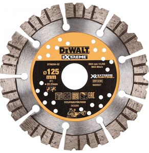 DeWalt Accessoires Extreme Runtime Diamantblad | gesegmenteerd | Ø125 mm/22.2 mm (DCG200) - DT90294-QZ