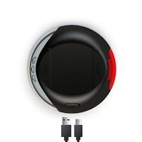 Flexi - CFNZLS-551-S - LED Lighting System - Für die Leinen new classic & new comfort - Mit starker Leuchtkraft vorne und hinten ein LED-Blinklicht - Schwarz