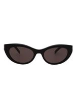 Saint Laurent Eyewear lunettes de soleil à monture papillon - Noir