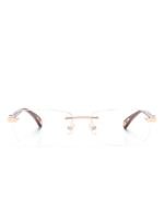 Maybach eyewear lunettes de vue rectangulaires The Artist IX - Rouge