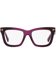 TOM FORD Eyewear lunettes de vue Blue Block à monture carrée - Violet