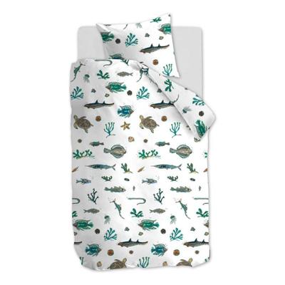 Beddinghouse Kids Deep in the Sea dekbedovertrek - Katoen - Peuter (120x150 cm + 1 sloop) - Blue