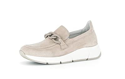 Gabor Damesslippers, halfhoge schoenen, uitneembaar voetbed, medium extra breed (G), Beige Oasi, 42 EU