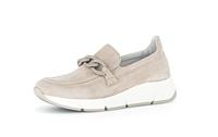 Gabor Damesslippers, halfhoge schoenen, uitneembaar voetbed, medium extra breed (G), Beige Oasi, 42 EU