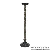 Alu Brass Candleholder high ribbed