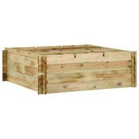 Plantenbak 120x120x40 cm FSC gempregneerd grenenhout