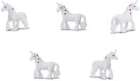 Safari speelgoedfiguren Eenhoorn junior wit 192 stuks