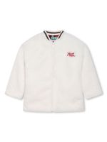 Kenzo Kids veste en fourrure artificielle - Blanc