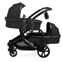 Baninni Tweeling kinder-/wandelwagen Doppy zwart BNST030-BK