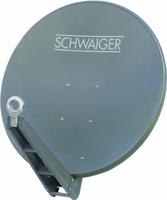 Schwaiger SPI085PA011 Aluminium Offset-antenne 85 cm, Premium klasse, antraciet