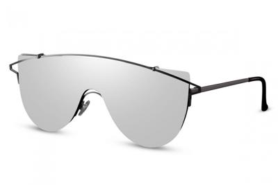 CWI zonnebril unisex piloot cat.3 zilver/zwart (CWI2114)