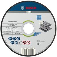 Bosch Professional Doorslijpschijf Rechte Standard for Inox (voor Roestvrij Staal, Ø 125 x 1.6 mm, Accessoires Haakse Slijper))