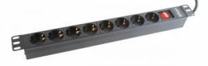 EnerGenie EG-PDU-012 energiedistributie 8 AC-uitgang(en) 1U Zwart