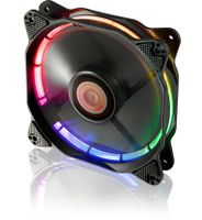 Raijintek AURAS 12 RGB PC-ventilator Zwart, RGB (b x h x d) 120 x 120 x 25 mm Incl. LED-verlichting - thumbnail