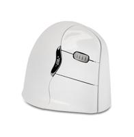 BakkerElkhuizen Evoluent4 Bluetooth Wit, Verticale muis, Rechtshandig, Draadloos, geschikt voor Mac OS