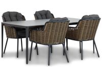 Santika Fasano/Gianna 180 cm dining tuinset 5-delig - thumbnail