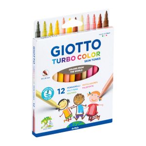 Viltstift Giotto Turbo Color skin tones 12st