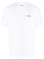 Jacquemus haut Le T-shirt Gros Grain - Blanc