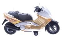 Goki Metalen Motor: Motorfiets 12,5 cm Goud