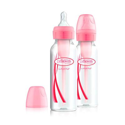 Dr. Brown's Options+ babyfles 250ml duo roze Dr. Brown's Options+ babyfles 250ml duo roze