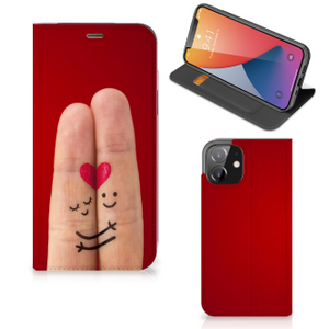 iPhone 12 | iPhone 12 Pro Hippe Standcase Liefde - Origineel Romantisch Cadeau