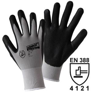 L+D worky NITRIL GRID 1167-7 Werkhandschoen Nylon Maat (handschoen): 7, S EN 388 Cat II 1 paar