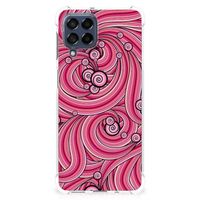 Samsung Galaxy M53 Back Cover Swirl Pink