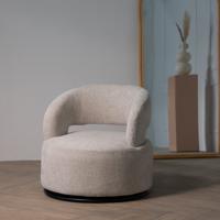 Draaifauteuil Eliza Beige - Giga Meubel