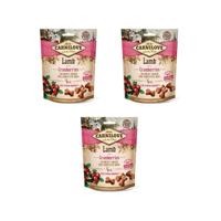 CARNILOVE Crunchy Snack Lamb met veenbessen, verpakking van 3 stuks, 3 x 200 g, snack met lam en bosbessen voor honden, bosbessen als natuurlijke bron van antioxidanten