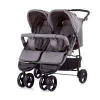 Duo Kinderwagen 0+ new borns Chipolino Maxi Mix antraciet asphalt met luiertas - thumbnail