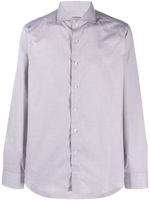 Canali chemise en coton à imprimé abstrait - Gris