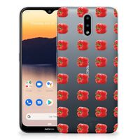 Nokia 2.3 Siliconen Case Paprika Red