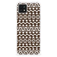 OPPO A53 5G | A73 5G Doorzichtige Silicone Hoesje Aztec Brown - thumbnail