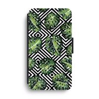 Geometrische jungle: iPhone XS Max Flip Hoesje